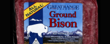 Rocky Mountain Natural Meats Ground Bison, recalled for E. coli contamination.